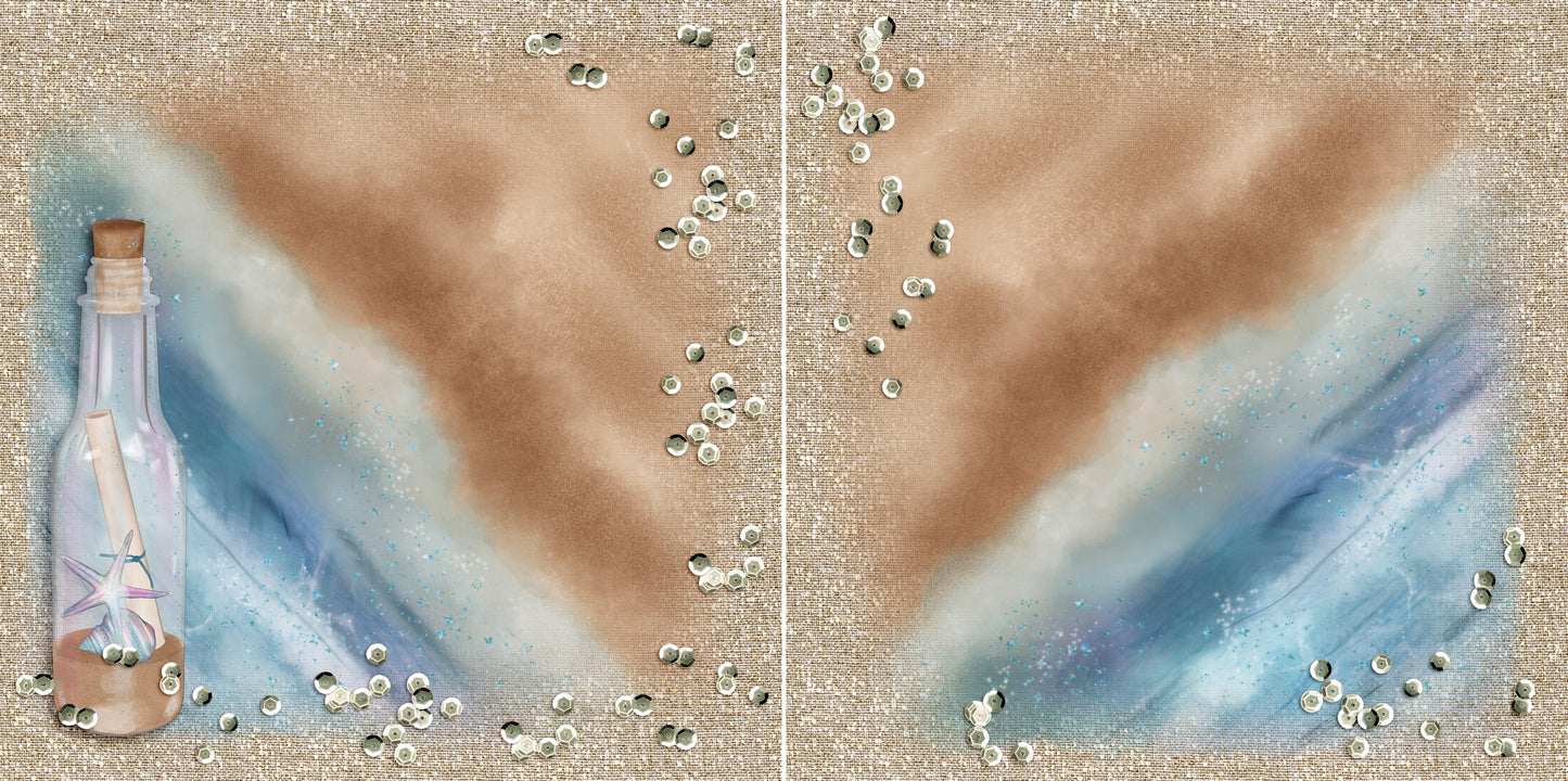 Magical Ocean EZ Background Pages - Digital Bundle - 10 Digital Scrapbook Pages - INSTANT DOWNLOAD