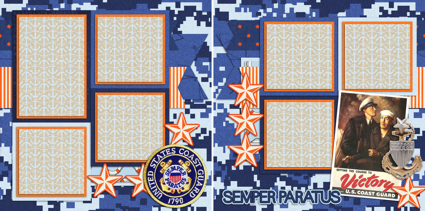 Coast Guard 2 - 140 - EZscrapbooks Scrapbook Layouts Military