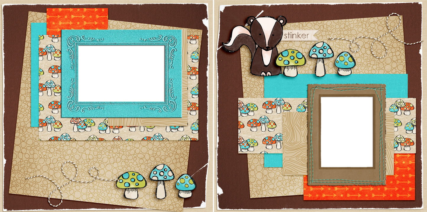 Stinker - Digital Scrapbook Pages - INSTANT DOWNLOAD