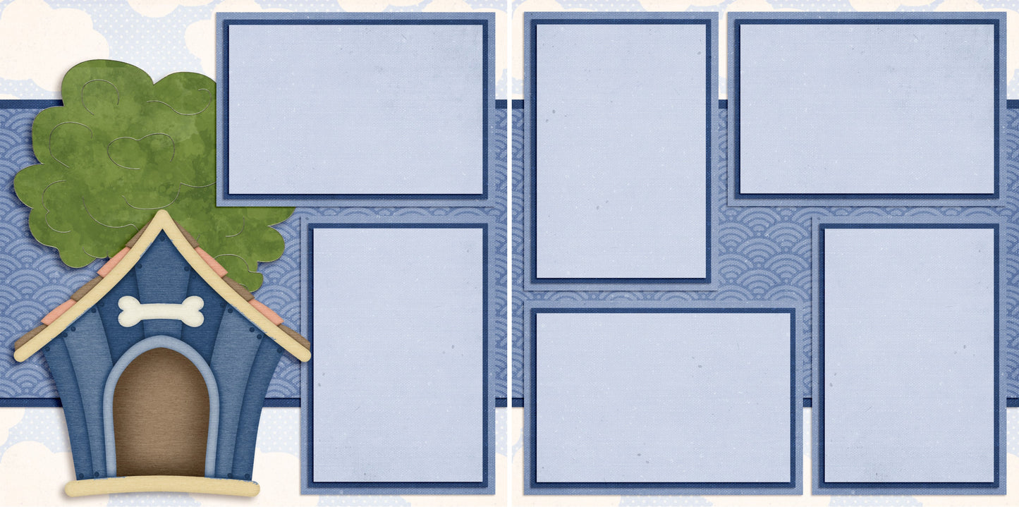 Dog House - 4320 - EZscrapbooks Scrapbook Layouts dogs, Pets