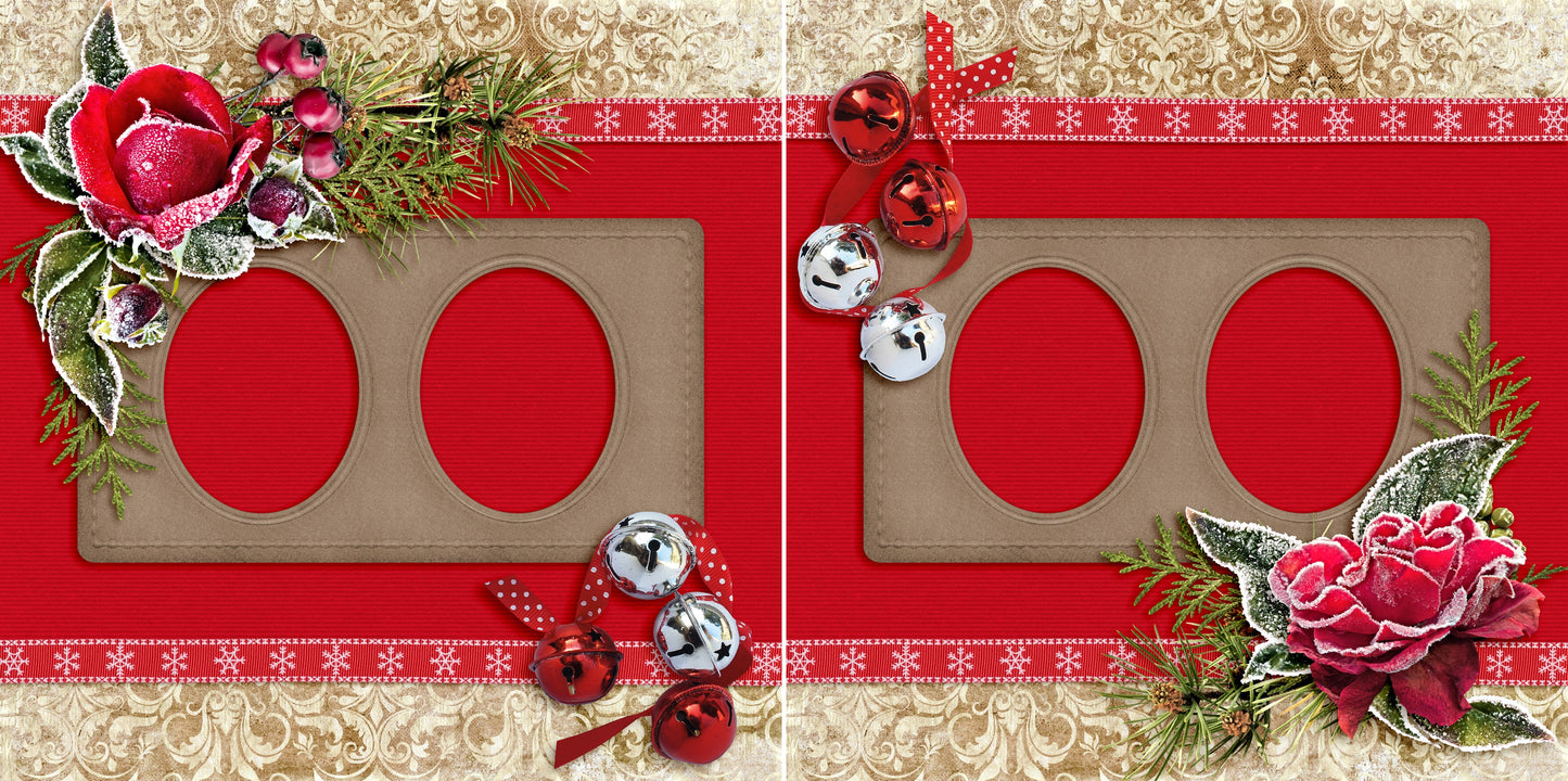 Red Christmas Roses - 5744