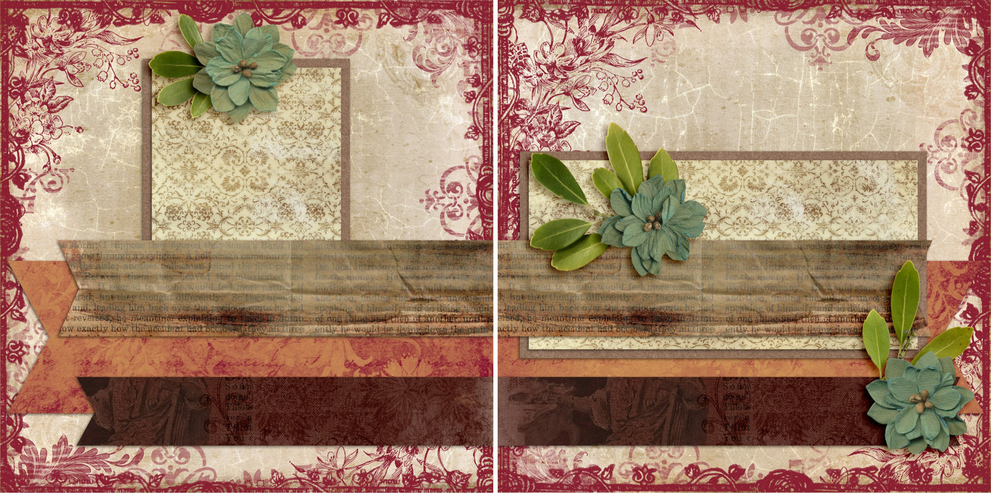 Love Story NPM - 3325 - EZscrapbooks Scrapbook Layouts Girls, Other