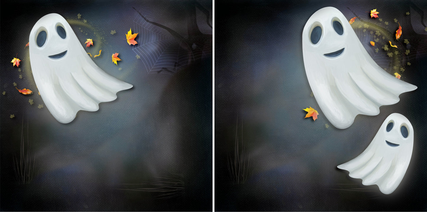 Ghosts NPM - 4119 - EZscrapbooks Scrapbook Layouts Halloween