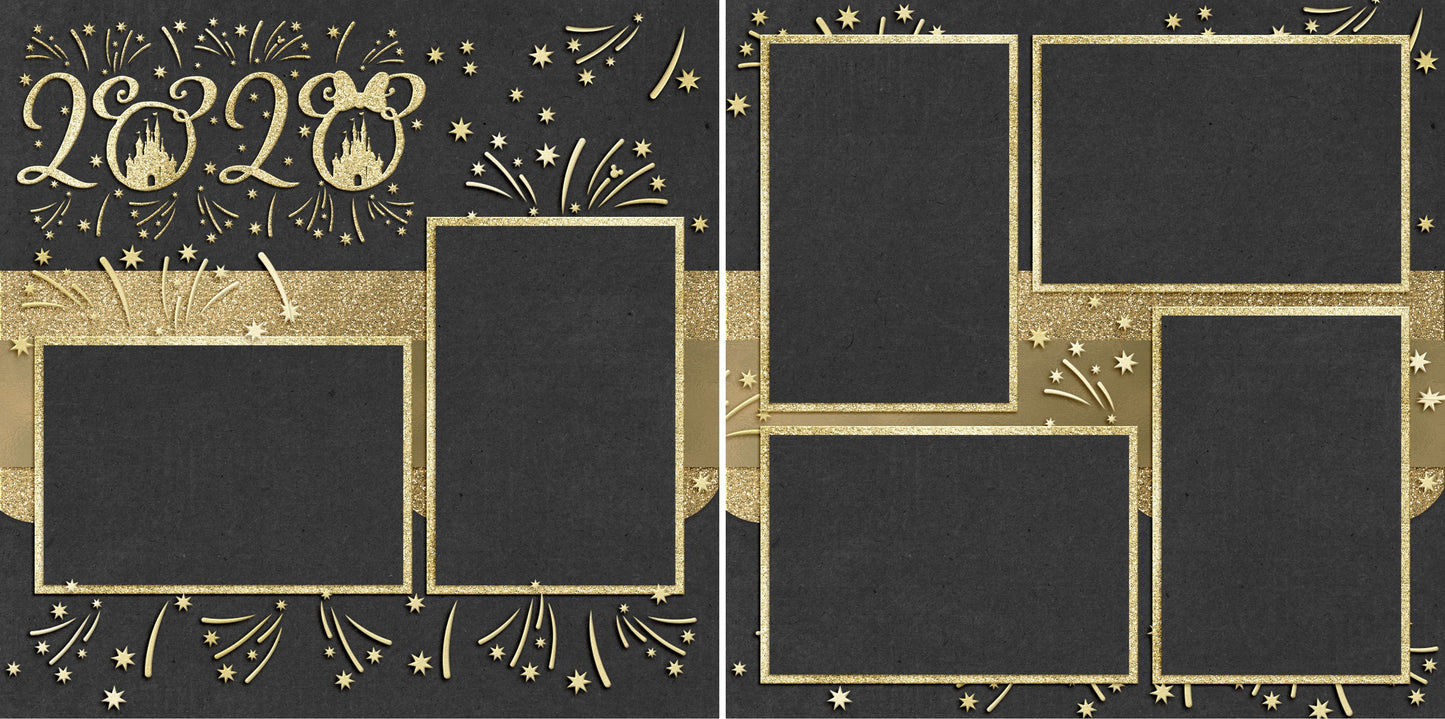Magical 2020 - 4802 - EZscrapbooks Scrapbook Layouts Disney