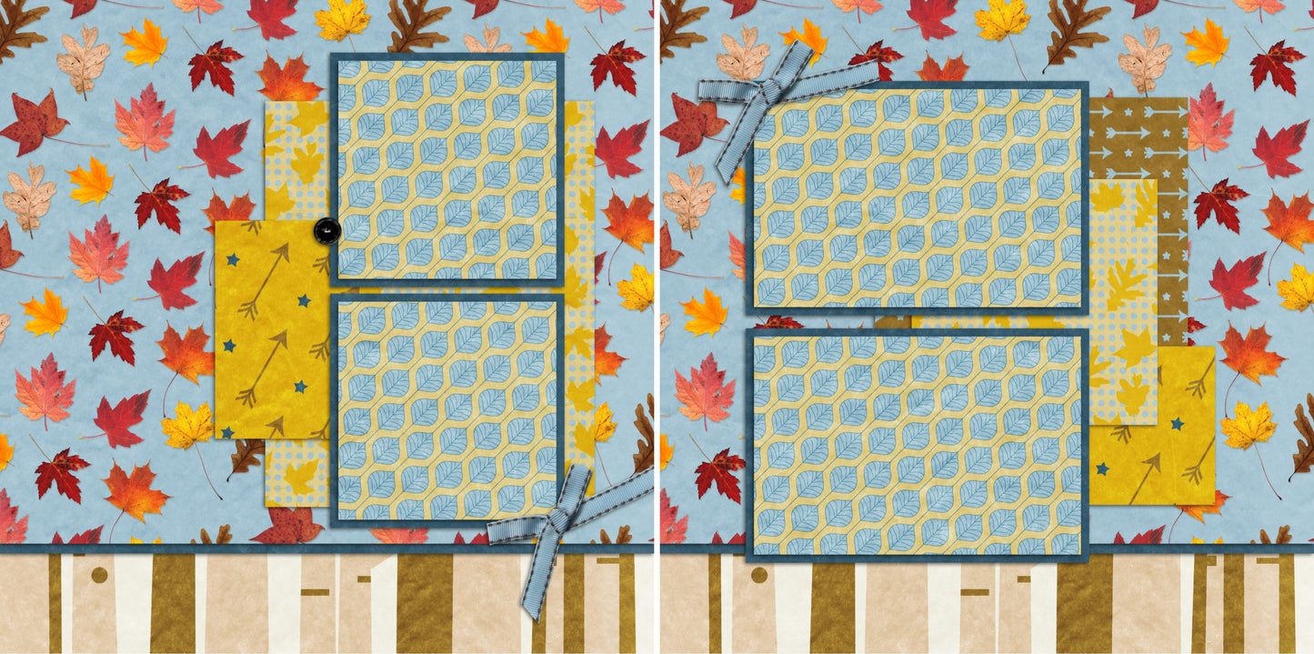 Colors of the Wind - 2024 - EZscrapbooks Scrapbook Layouts Disney, Fall - Autumn