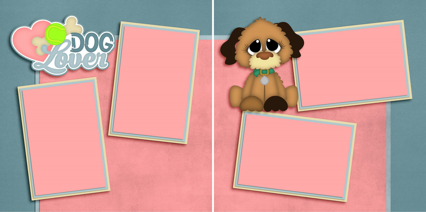Dog Lover - 3112 - EZscrapbooks Scrapbook Layouts dogs, Pets