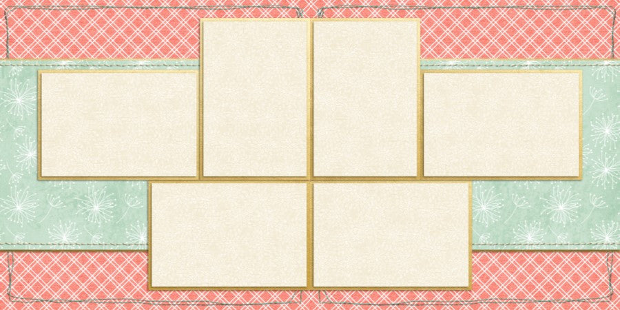 Baby Girl Lovely - 714 - EZscrapbooks Scrapbook Layouts Baby - Toddler, Girls, Spring - Easter