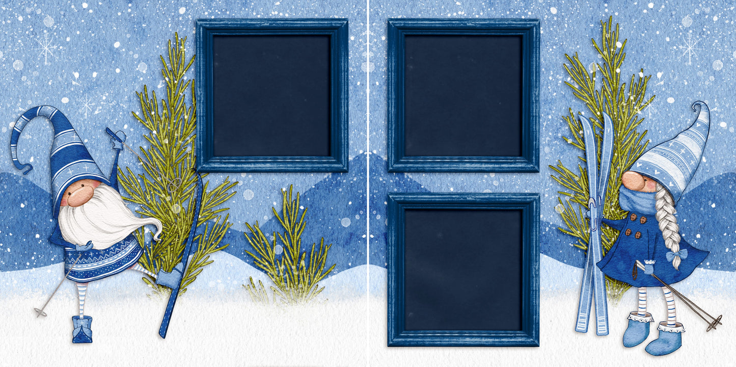 Gnomes in Snow - 5760