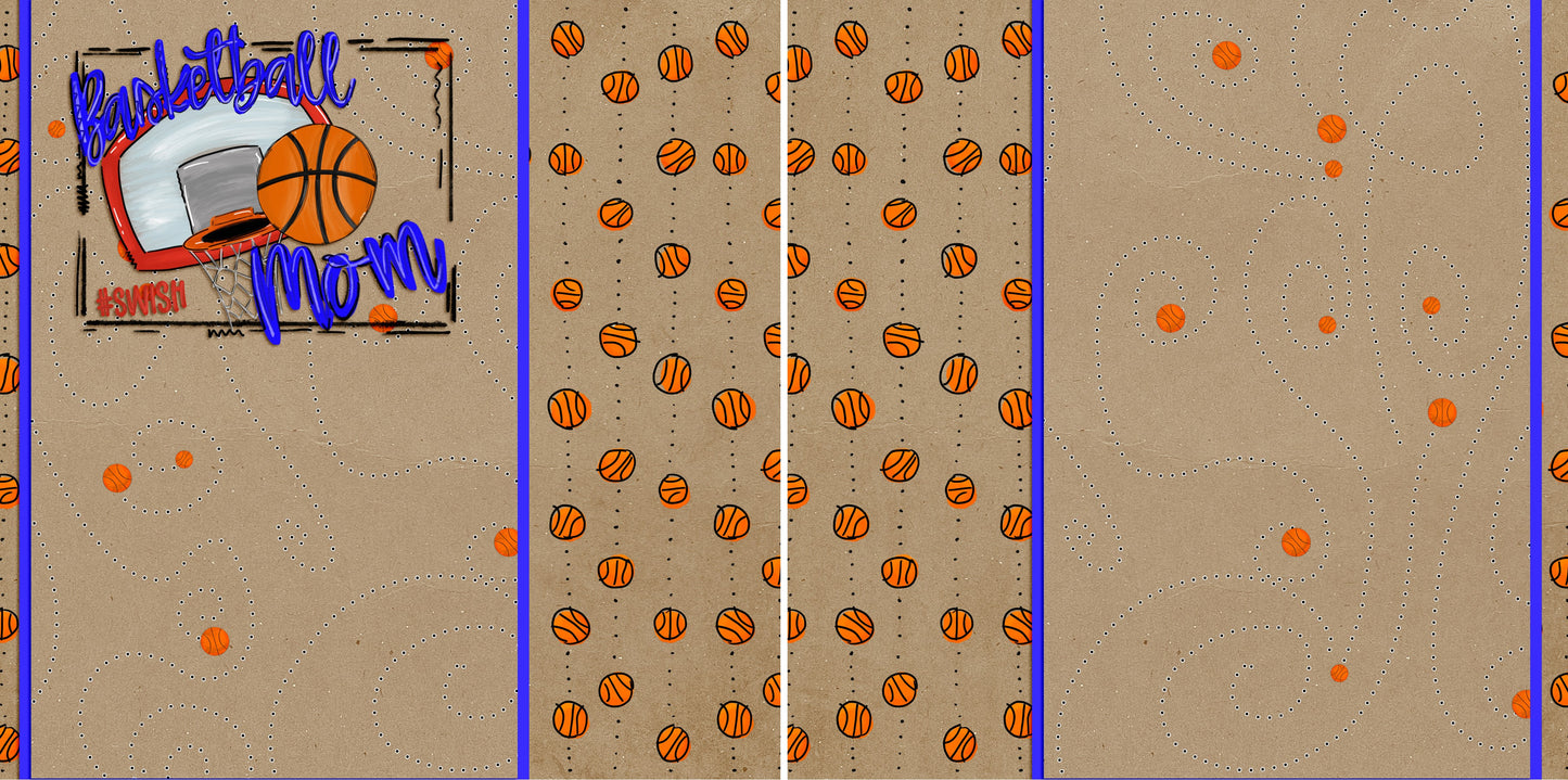 Basketball Mom NPM - 4819 - EZscrapbooks Scrapbook Layouts basketball, Sports