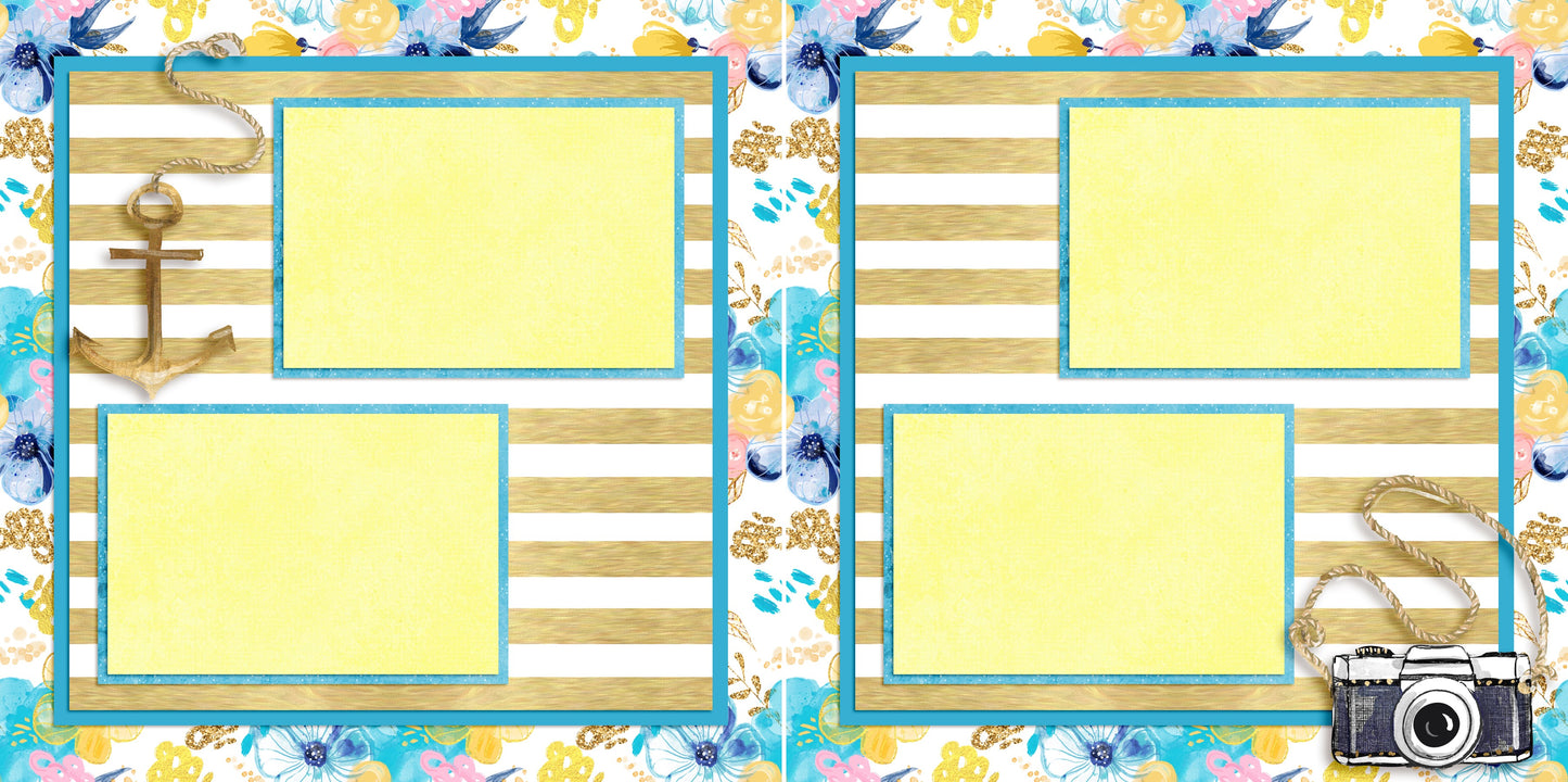 Escape Camera - 5472 - EZscrapbooks Scrapbook Layouts Beach - Tropical, Swimming - Pool, Vacation