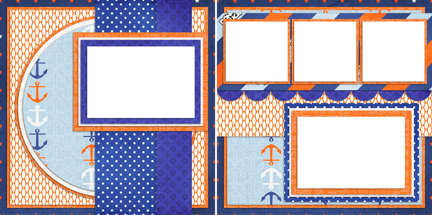 Donald Inspired - 2012 - EZscrapbooks Scrapbook Layouts Disney, General No Title Layouts