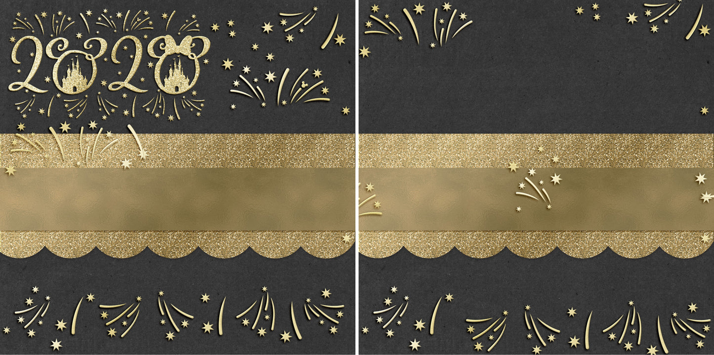 Magical 2020 NPM - 4803 - EZscrapbooks Scrapbook Layouts Disney