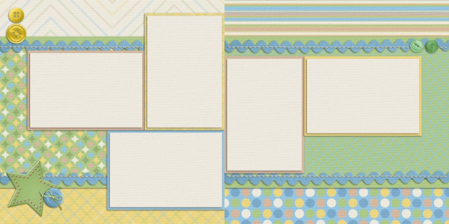 My Baby Boy - 372 - EZscrapbooks Scrapbook Layouts Baby - Toddler, Boys