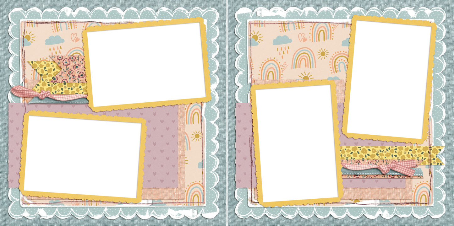 Cherish - EZ Quick Pages - Digital Bundle - 10 Digital Scrapbook Pages - INSTANT DOWNLOAD