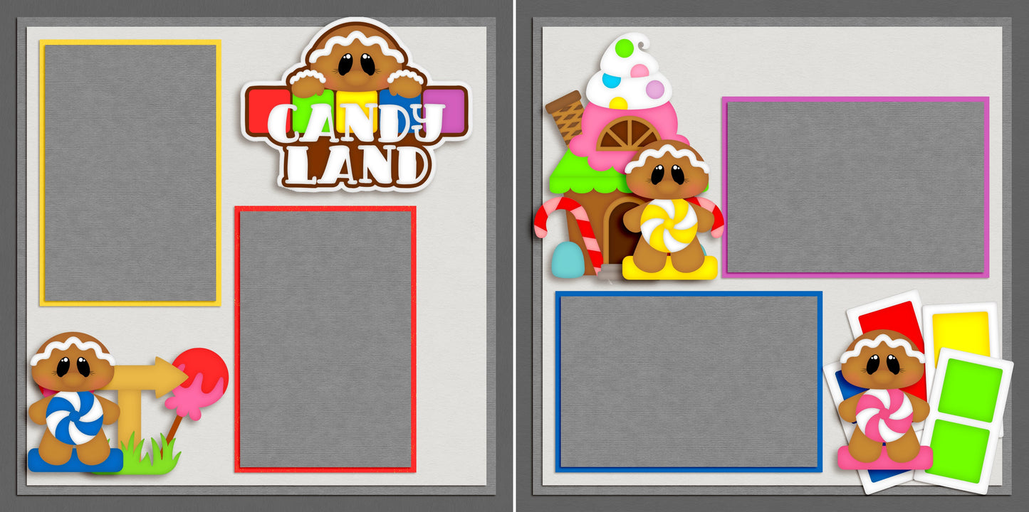 Candyland - 5378 - EZscrapbooks Scrapbook Layouts Games - Technology