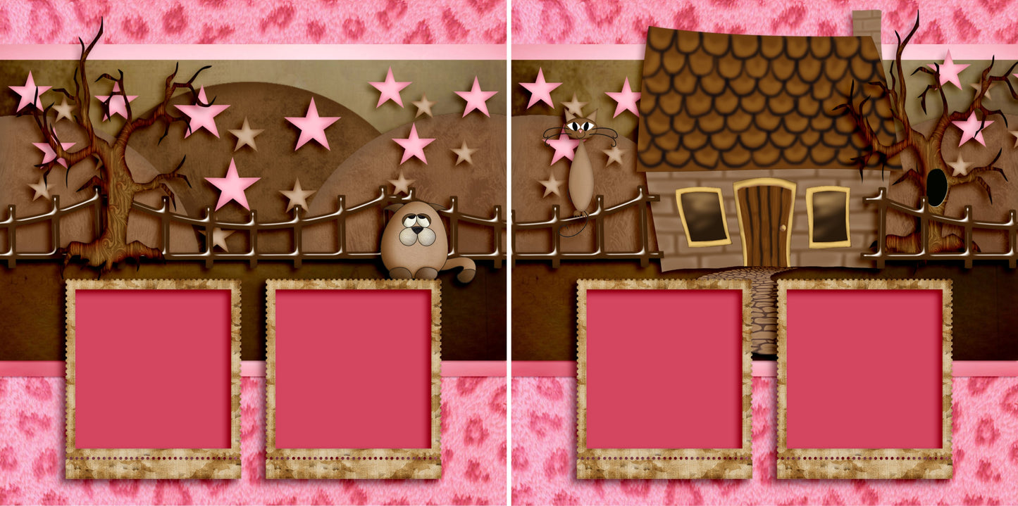 The Cat's Meow - 2935 - EZscrapbooks Scrapbook Layouts Girls, Other