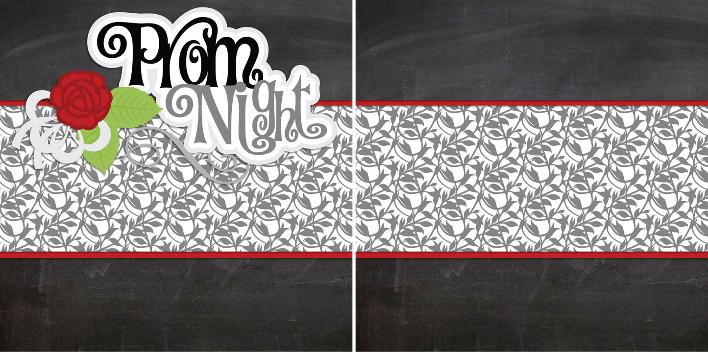 Prom Night NPM - 2418 - EZscrapbooks Scrapbook Layouts Girls, High School, School, Teen