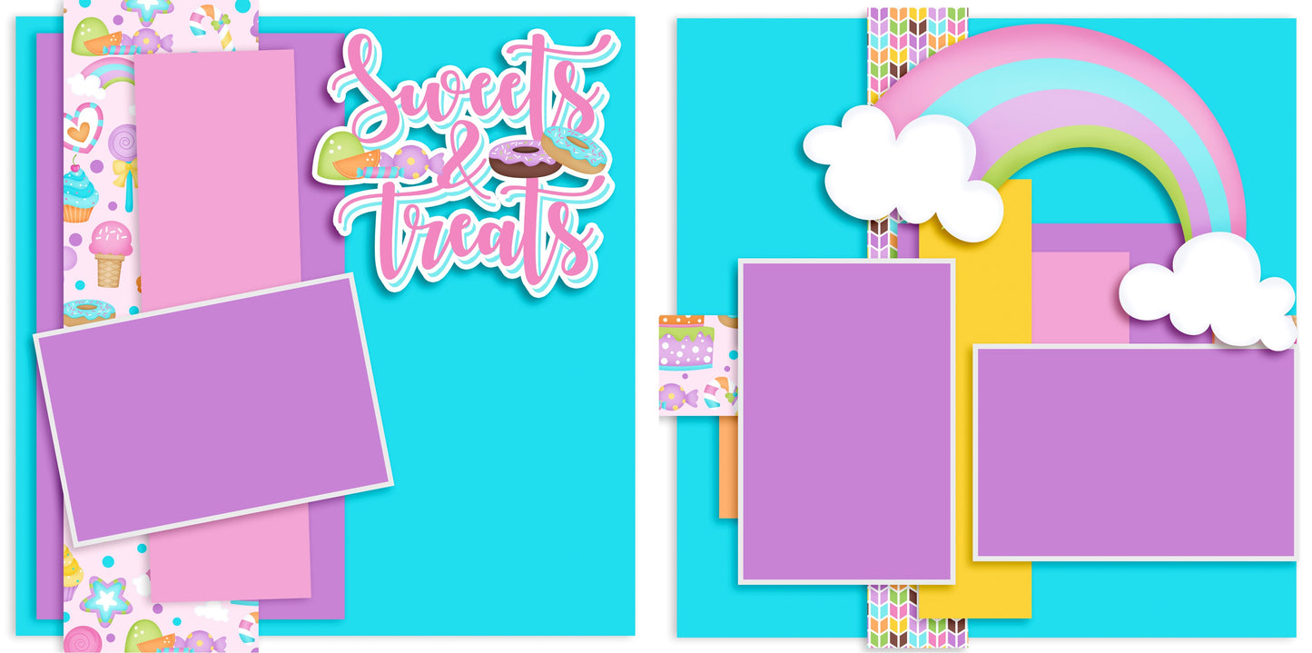 Sweets & Treats - 4908 - EZscrapbooks Scrapbook Layouts Foods