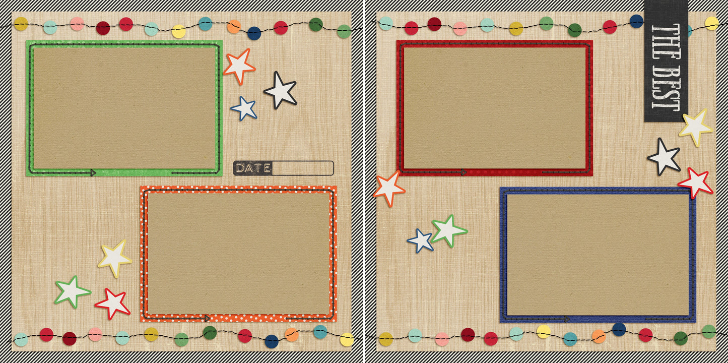 The Best - 5148 - EZscrapbooks Scrapbook Layouts Other, Sports