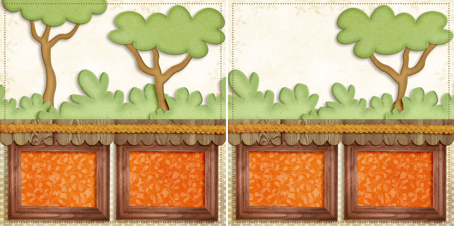 Safari - 4256 - EZscrapbooks Scrapbook Layouts Disney, Kids