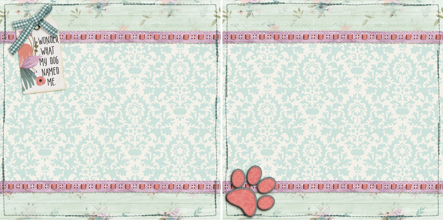 My Dog Named Me - Pink NPM - 4331 - EZscrapbooks Scrapbook Layouts dogs, Pets