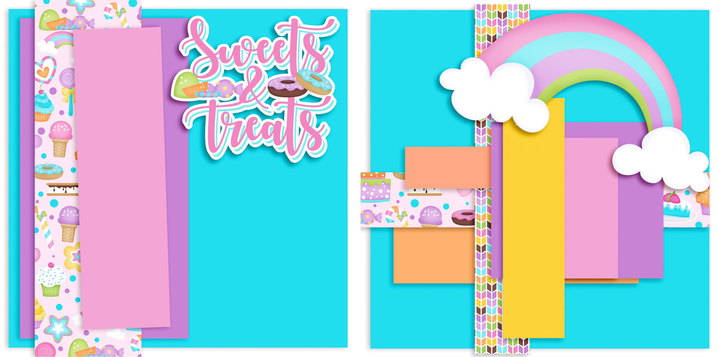 Sweets & Treats NPM - 4909 - EZscrapbooks Scrapbook Layouts Foods