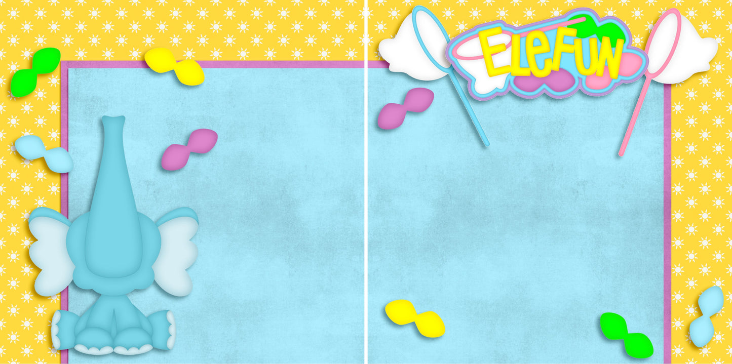 Elefun NPM - 3115 - EZscrapbooks Scrapbook Layouts dogs, Pets