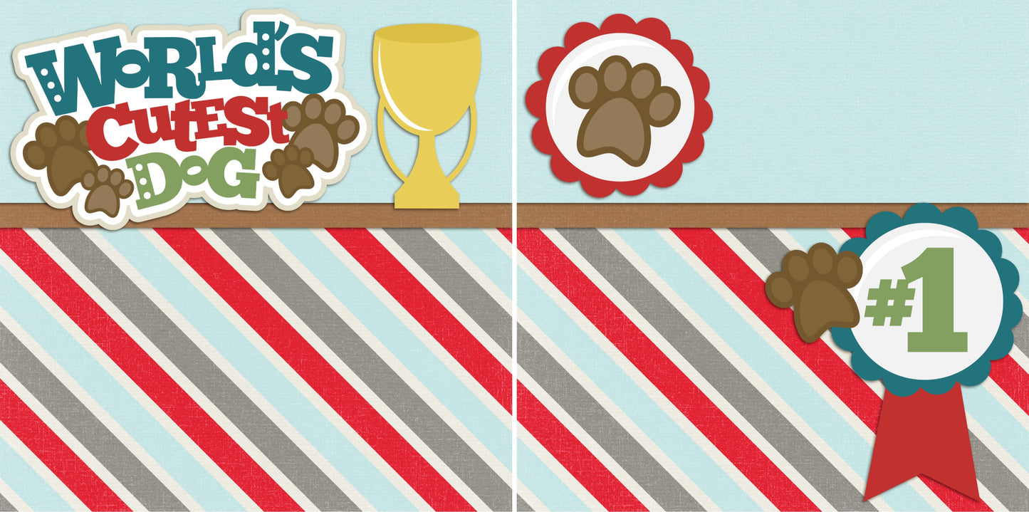 World's Cutest Dog NPM - 2433 - EZscrapbooks Scrapbook Layouts dogs, Pets