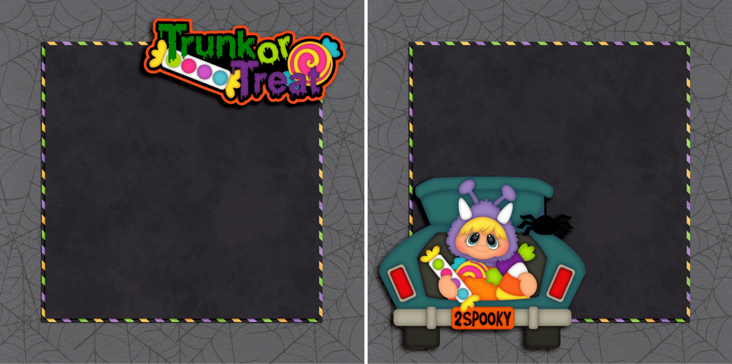 Trunk or Treat NPM - 4653 - EZscrapbooks Scrapbook Layouts Halloween