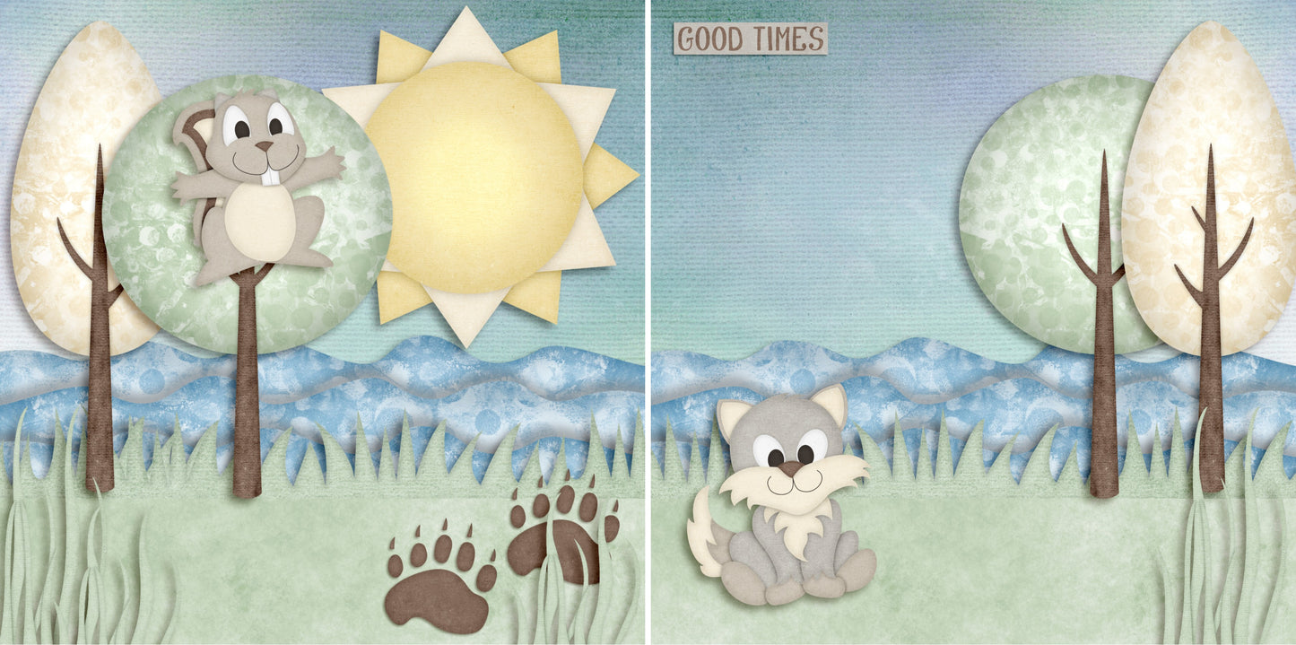 Good Times NPM - 4335 - EZscrapbooks Scrapbook Layouts Camping - Hiking, Other