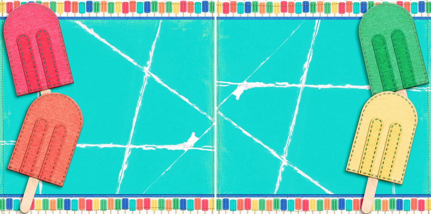 Chill Out NPM - 4061 - EZscrapbooks Scrapbook Layouts Beach - Tropical, Summer, Swimming - Pool