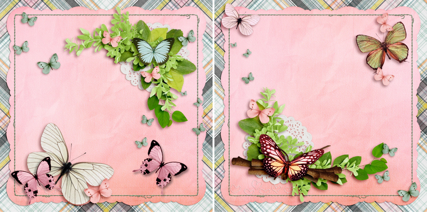 Spring Has Sprung NPM - 4127 - EZscrapbooks Scrapbook Layouts Farm - Garden, Spring - Easter