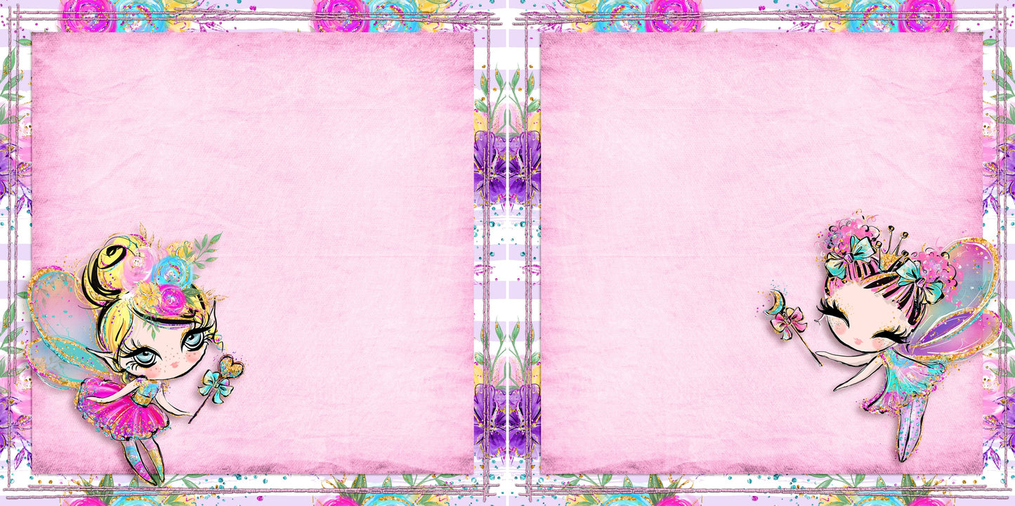 Pretty Pixies NPM - 5053 - EZscrapbooks Scrapbook Layouts Girls, Other