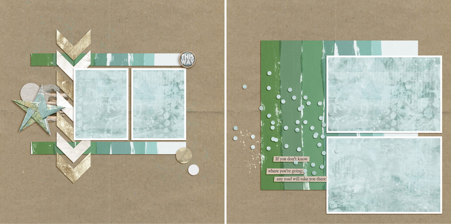 This Way - 4690 - EZscrapbooks Scrapbook Layouts Other