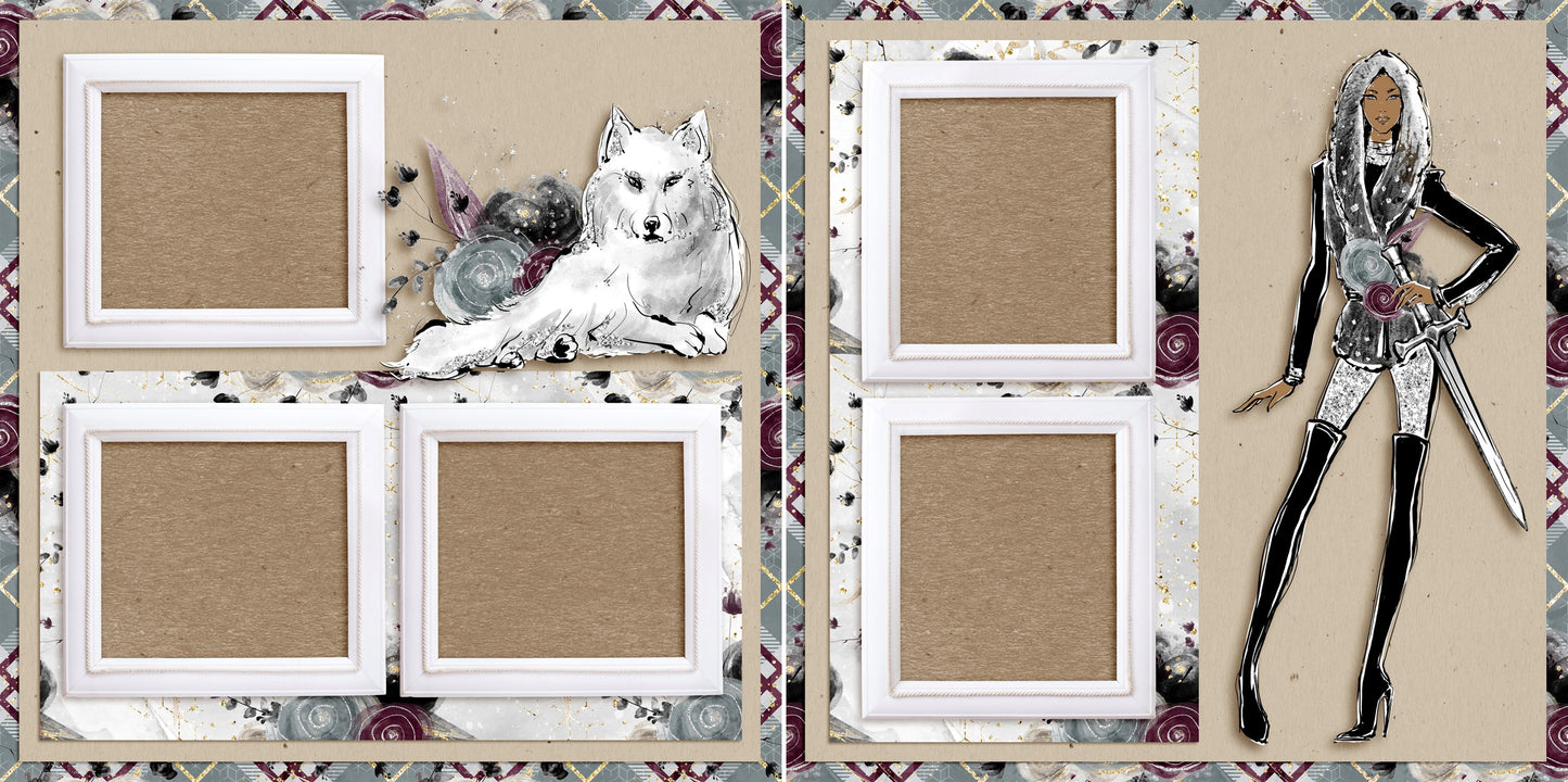Winter is Coming - 5038 - EZscrapbooks Scrapbook Layouts Other, Winter