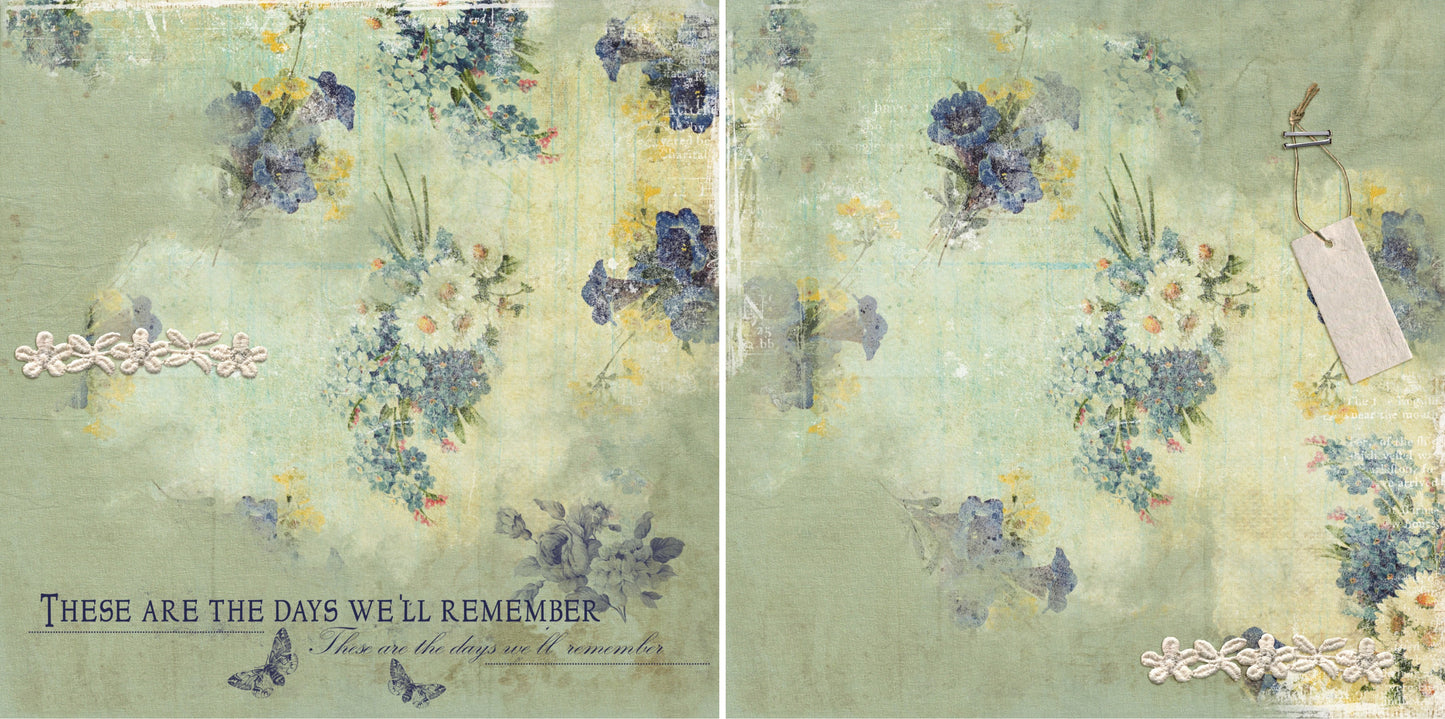 These Are The Days NPM - 4639 - EZscrapbooks Scrapbook Layouts Heritage, Other
