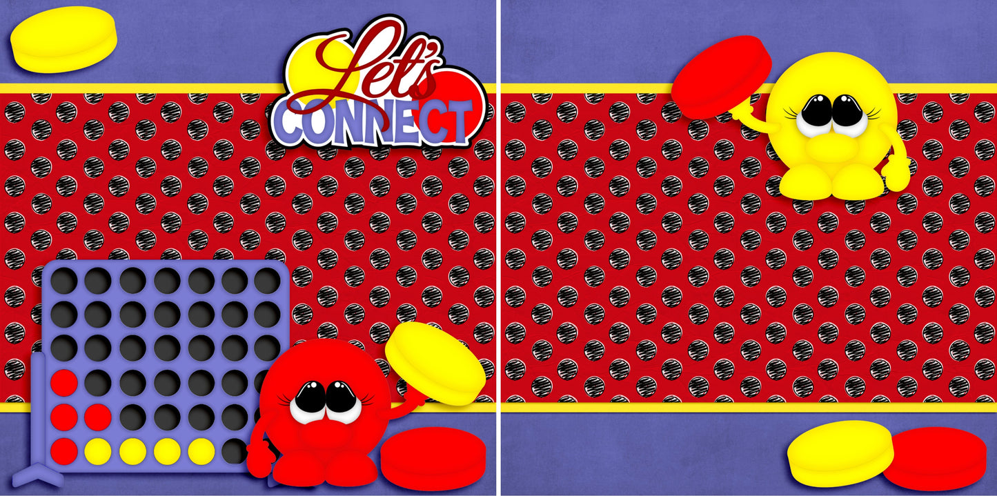 Lets's Connect NPM - 3119 - EZscrapbooks Scrapbook Layouts Games - Technology