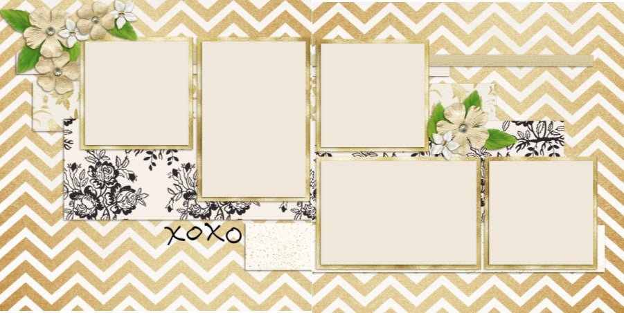 Wedding ELEVEN - 667 - EZscrapbooks Scrapbook Layouts Wedding