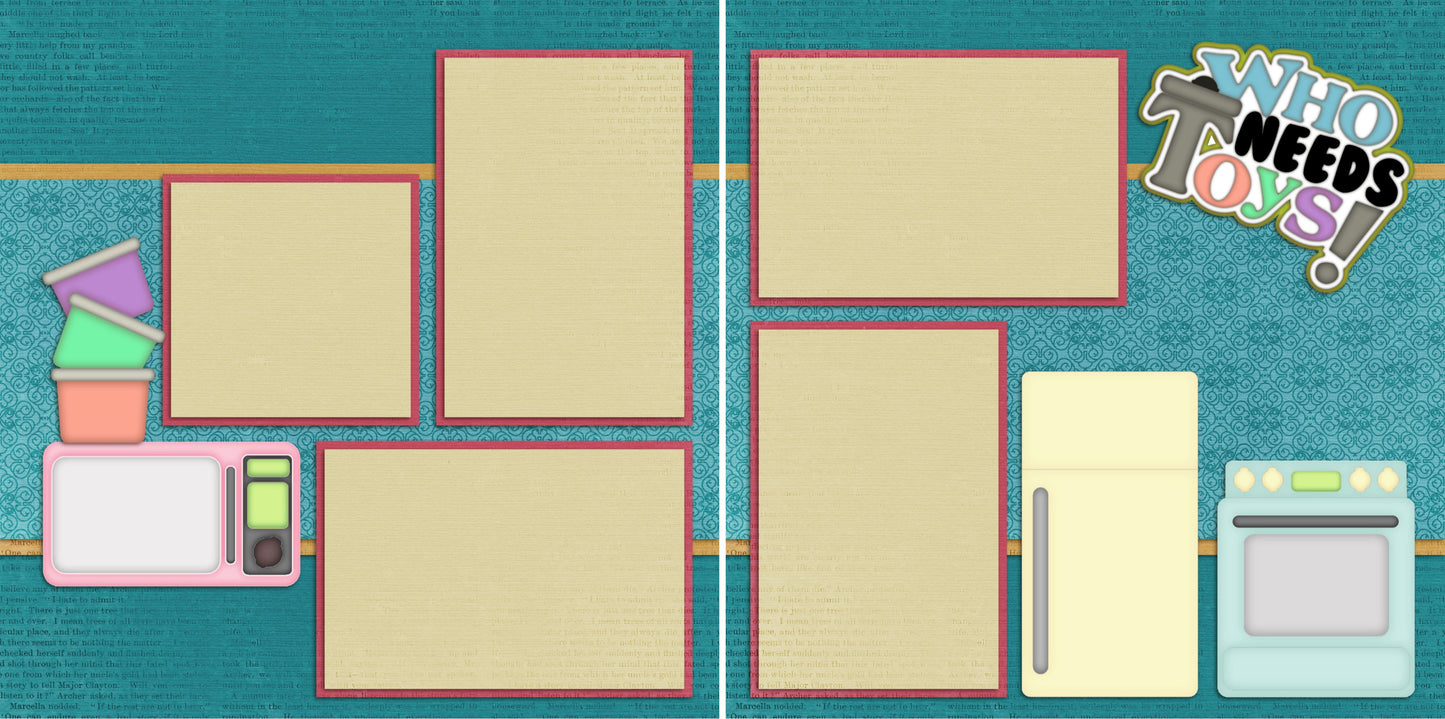 Toys - 2065 - EZscrapbooks Scrapbook Layouts Baby - Toddler, Kids