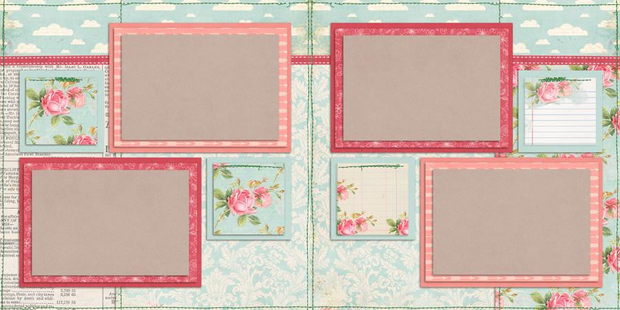 Rose - 277 - EZscrapbooks Scrapbook Layouts Baby - Toddler, Girls, Other