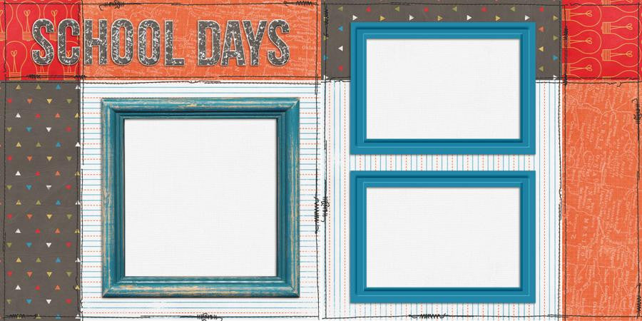 School Days - 272 - EZscrapbooks Scrapbook Layouts School
