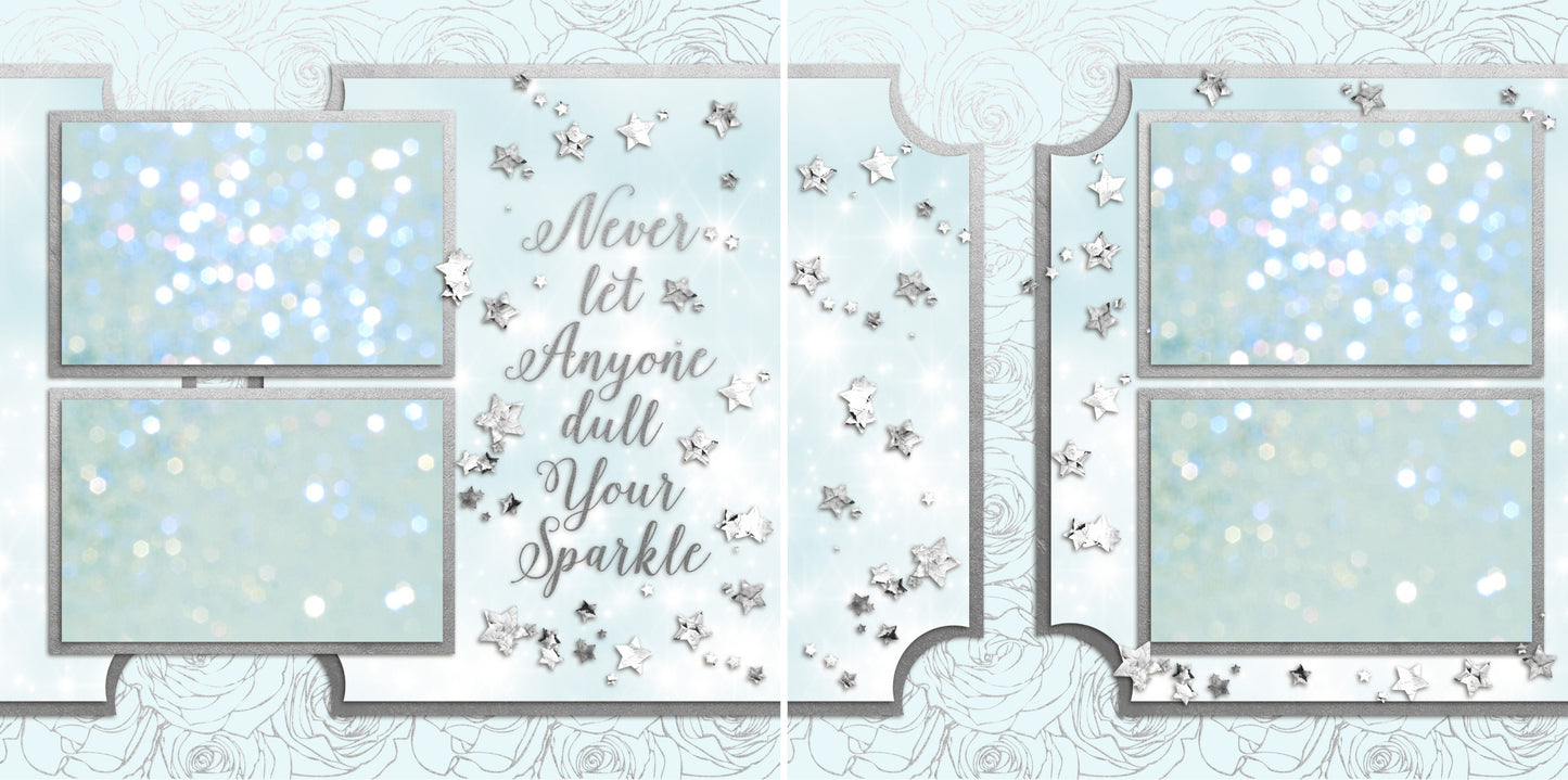 Sparkle - 2206 - EZscrapbooks Scrapbook Layouts Girls, Other