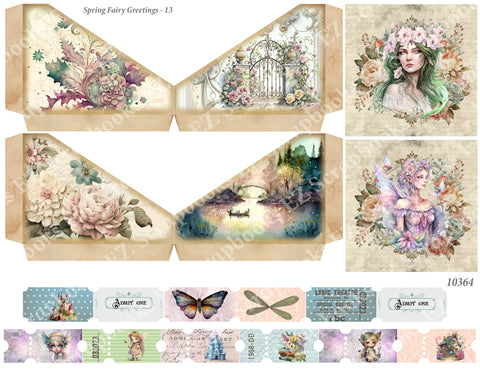 Spring Fairy Greetings 13 - 10364