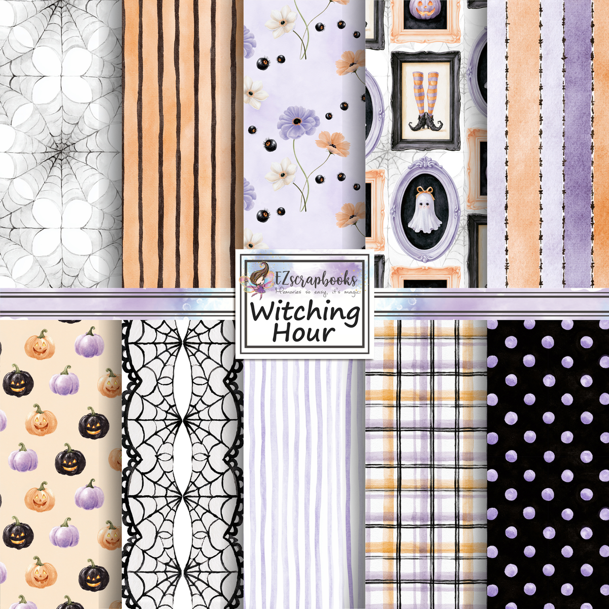 Witching Hour - 12X12 Scrapbook Paper Pack - 26-8191