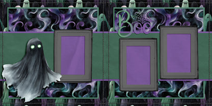 Twilight Ghost - Scrapbook Layout - 25-828