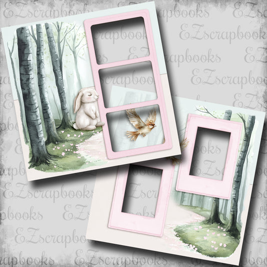 Enchanted Forest - EZ Digital Scrapbook Quick Pages - INSTANT DOWNLOAD
