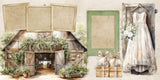 Rustic Wedding - Set of 5 Double Page Layouts - 1762