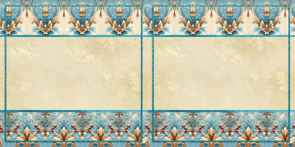 Rococo Palace EZ Background Pages -  Digital Bundle - 10 Digital Scrapbook Pages - INSTANT DOWNLOAD