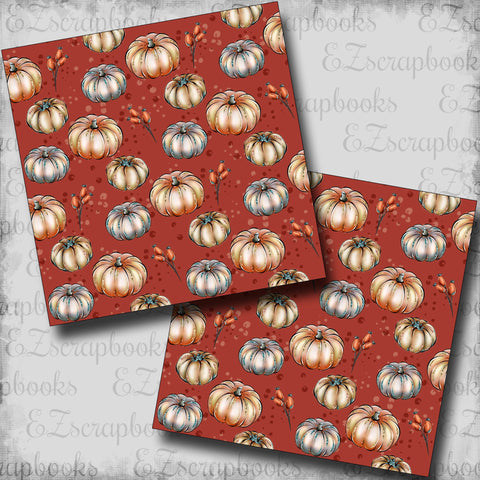 Fall Weather Pumpkins Red - Papers - 23-203