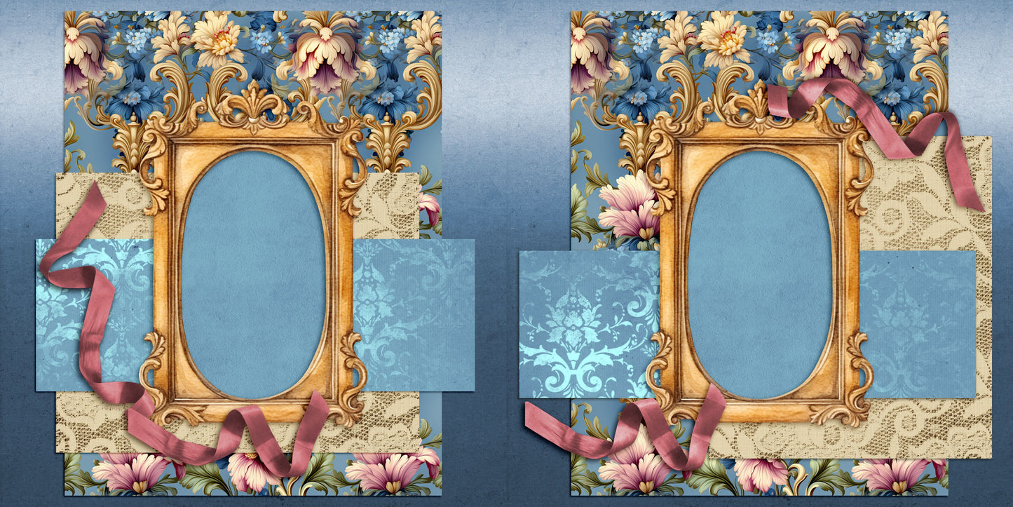 Rococo Palace Blue - 23-330